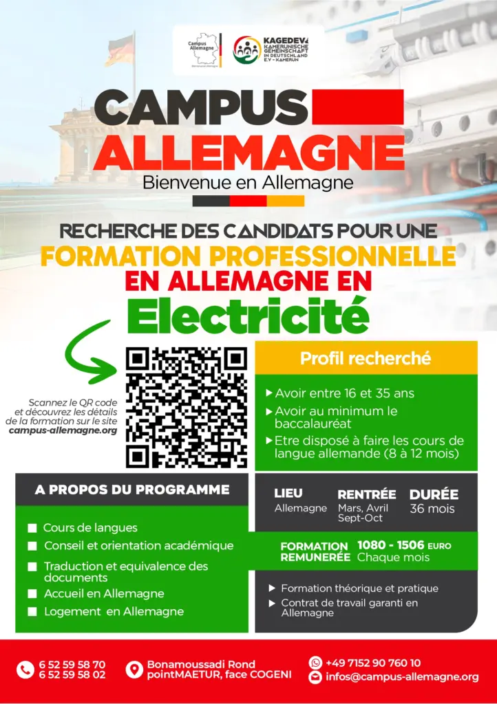 Recrutement de technicien(ne)s en électricité en Allemagne