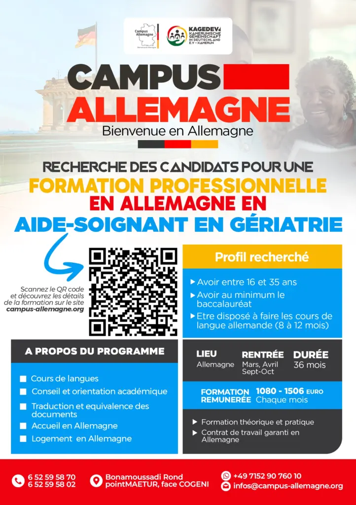 Recrutement d’aide-soignant en gériatrie en Allemagne