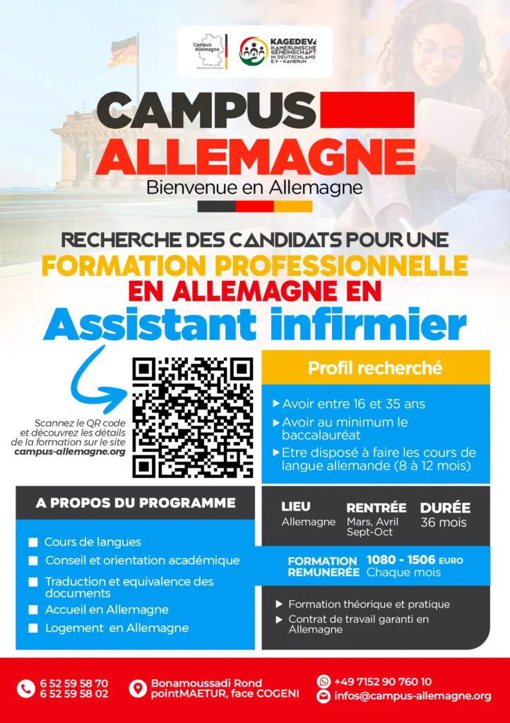 Recrutement d’assistant infirmier(e)s en Allemagne