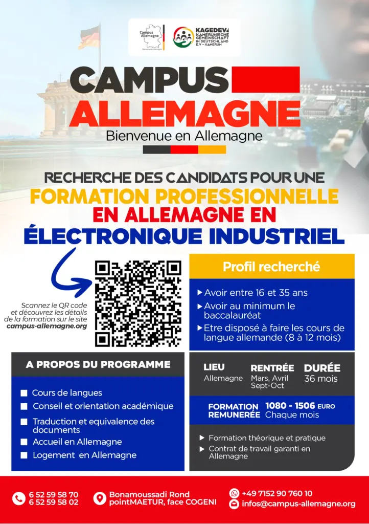 Recrutement de technicien(ne)s en génie électronique industriel en Allemagne
