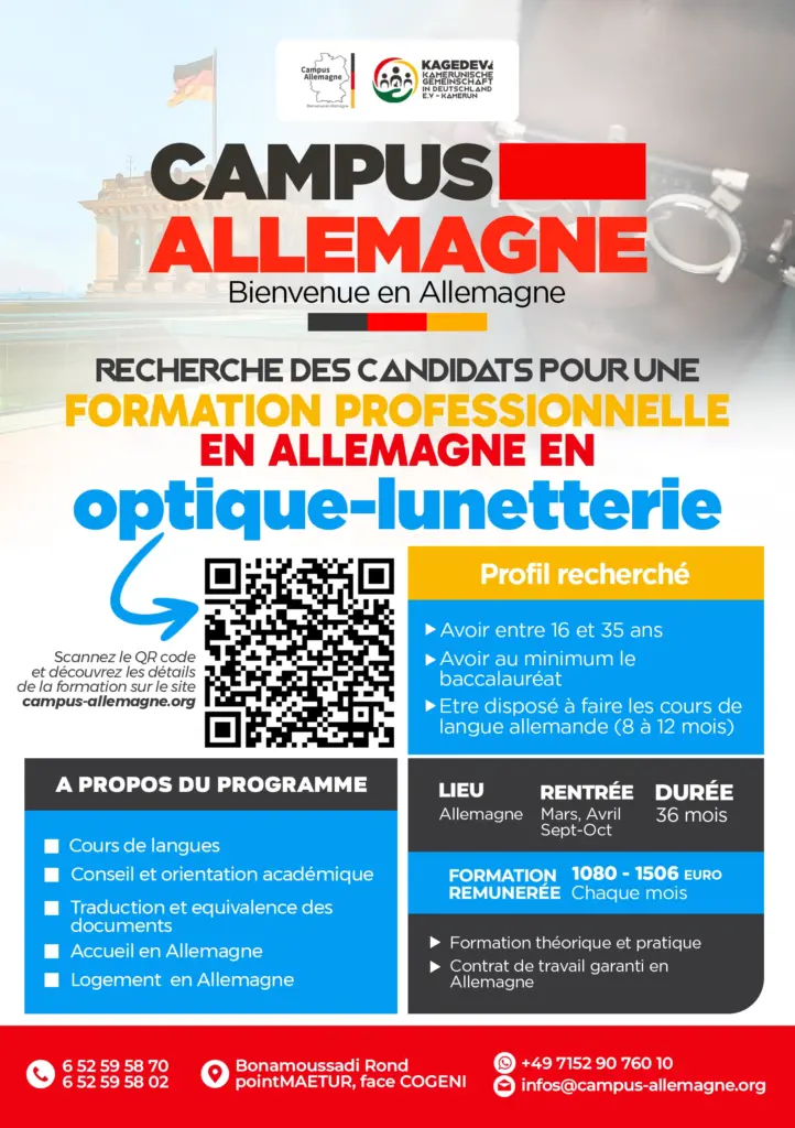 Recrutement d’opticien(ne)s en lunetterie en Allemagne
