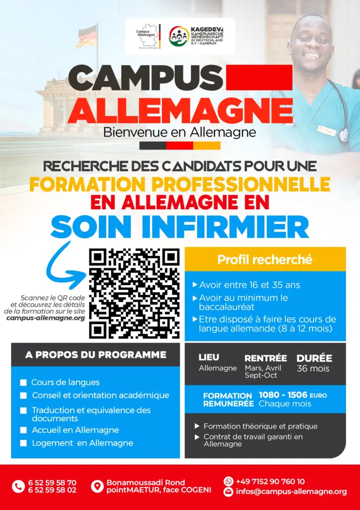 Recrutement d’infirmiers diplômés en soins infirmiers pour travailler en Allemagne | Autriche