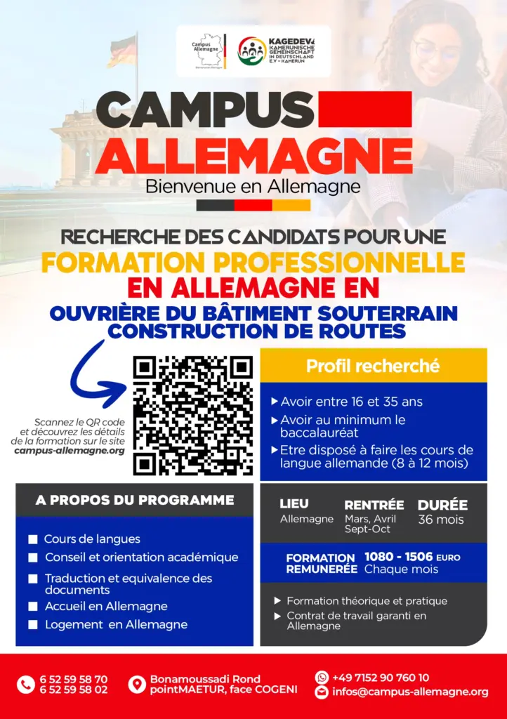 Recrutement de personne(s) pour la construction des routes en Allemagne